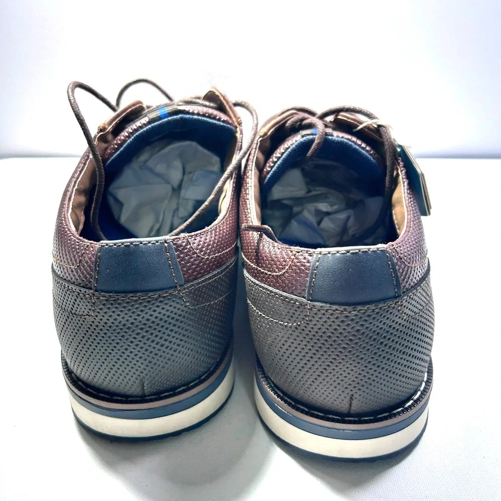 Nunn Bush Circuit  Plain Toe Oxford‎ Men's Brandy  Shoes 10.5M Leather Comfort